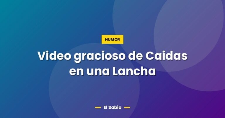 video gracioso de caidas en una lancha 7609