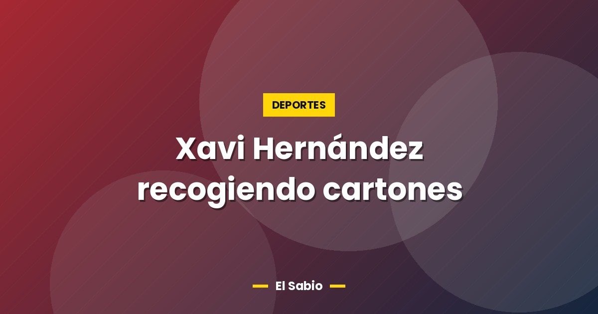 Xavi Hernández recogiendo cartones 1 Xavi Hernández recogiendo cartones